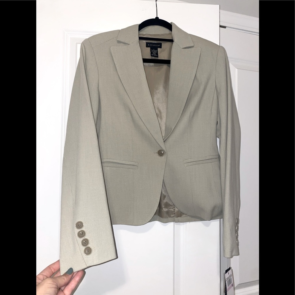 [RAFAELLA] 2 WAY STRETCH SUIT BLAZER